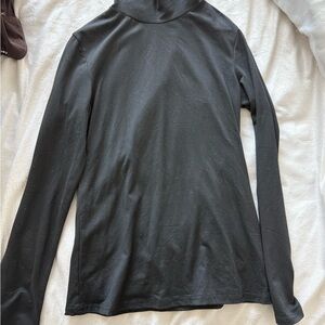 SHEIN Black Long Sleeve Turtleneck Top